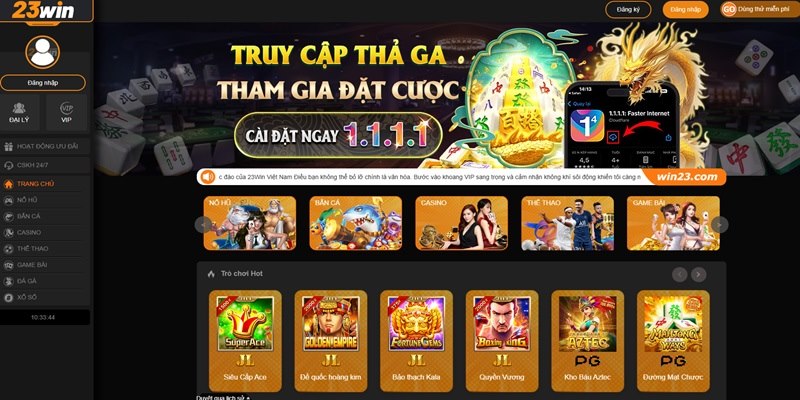 23WIN có chứng nhận hoạt động hợp pháp