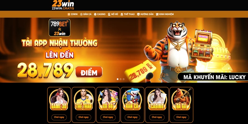 Vào trang 23WIN để trải nghiệm kho game đẳng cấp